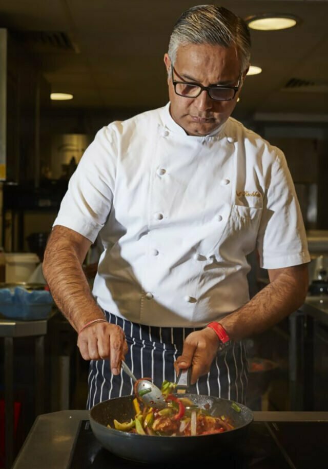 Chef Atul Kochhar sharing his passion for authentic regional Indian gastronomy.