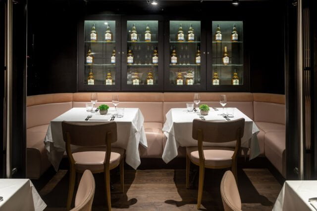 Luxury private dining rooms at Kanishka by Atul Kochhar in Mayfair, London.