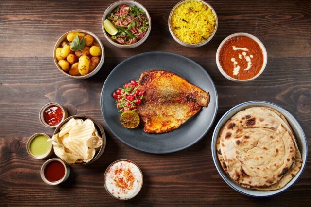 Indian Restaurant Mayfair takeaway order online for collection showcasing a modern contemporary approach to Pan-Indian cuisine