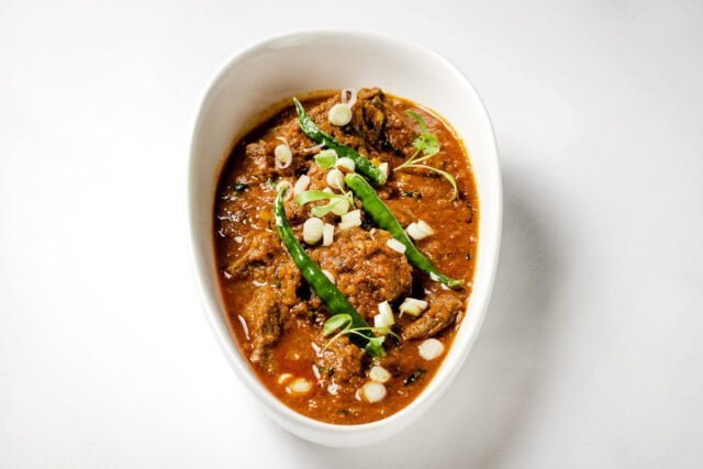 A masterfully crafted signature curry dish from Chef Atul Kochhar's Kanishka menu.
