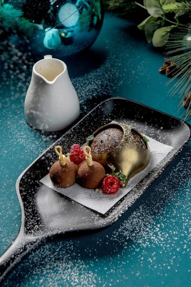 Elegant festive group dining and Christmas celebrations at Kanishka Restaurant.