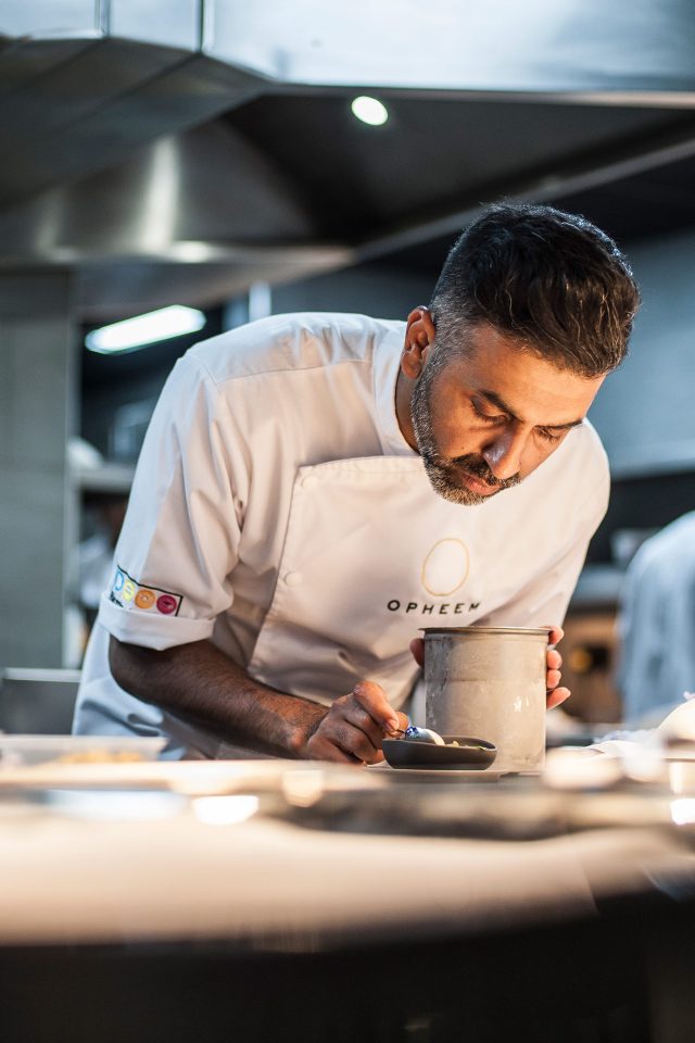 Two Michelin-starred masters: Atul Kochhar and Aktar Islam at Kanishka Mayfair.