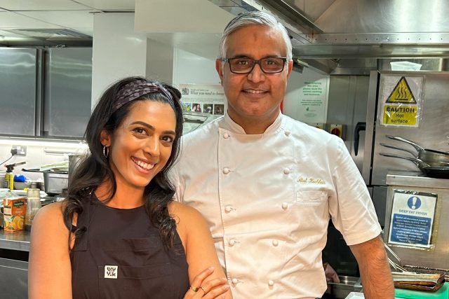 Sunday Brunch at Indian restaurant Mayfair curry house Crystelle Pereira quick-witted cook, baker and cookbook author from London.