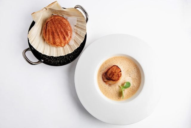 Innovative 7-course tasting menu from Adam Handling and Atul Kochhar at Kanishka Mayfair.