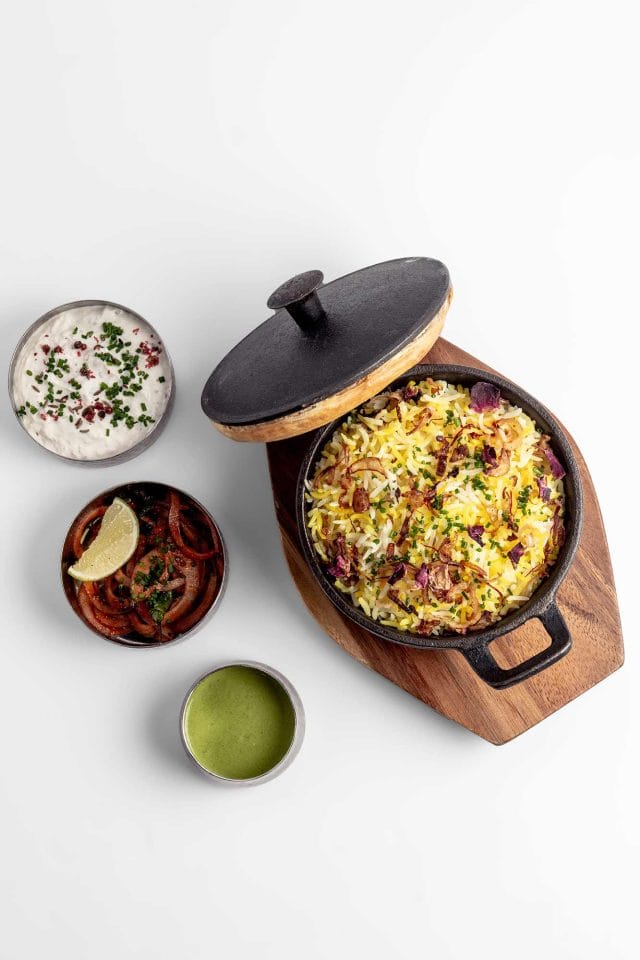 Sophisticated 2-course express lunch at Kanishka Indian restaurant in Mayfair.